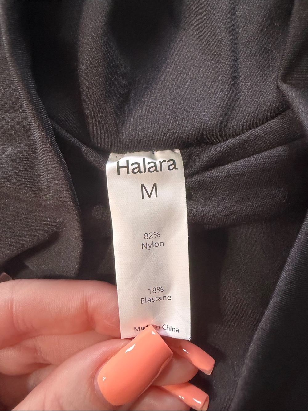 HALARA Black Stretch Active Top